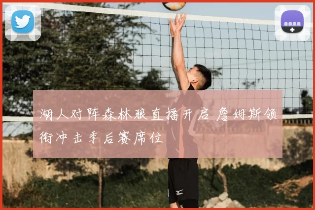 湖人对阵森林狼直播开启 詹姆斯领衔冲击季后赛席位