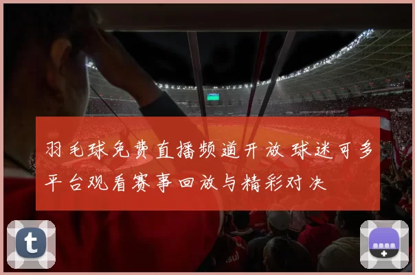 羽毛球免费直播频道开放 球迷可多平台观看赛事回放与精彩对决